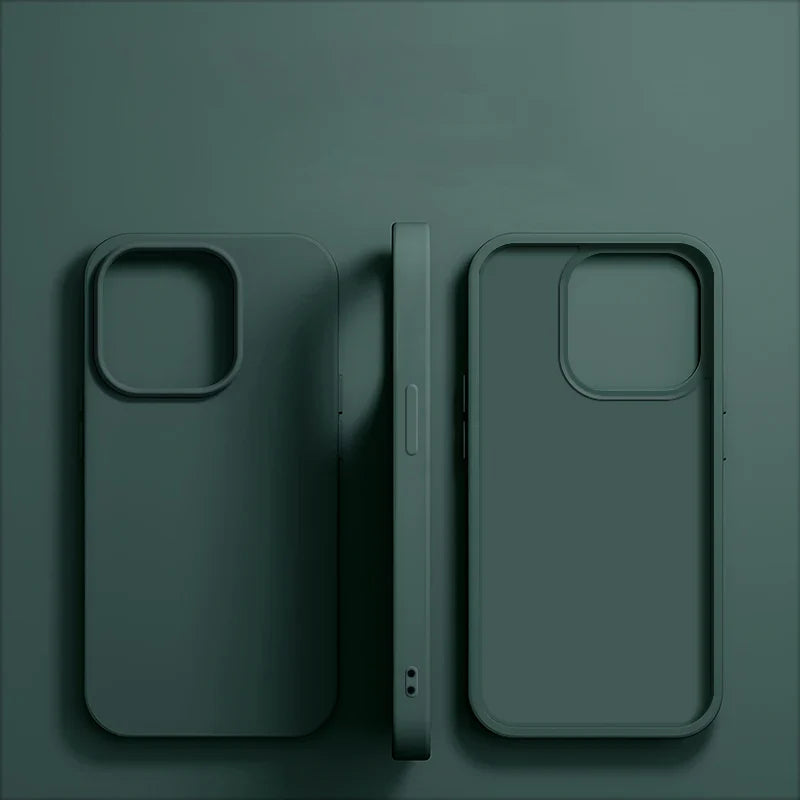 Luxury Liquid Silicone Phone Case for APPLE iPhone 11 13 12 14 15 16 Pro Max Cases for iPhone 15 Plus Shockproof Protector Cover