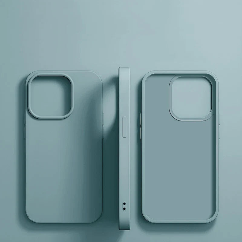 Luxury Liquid Silicone Phone Case for APPLE iPhone 11 13 12 14 15 16 Pro Max Cases for iPhone 15 Plus Shockproof Protector Cover